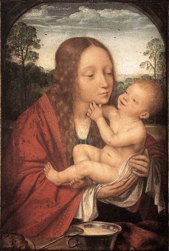 Virgin and Child in a Landscape